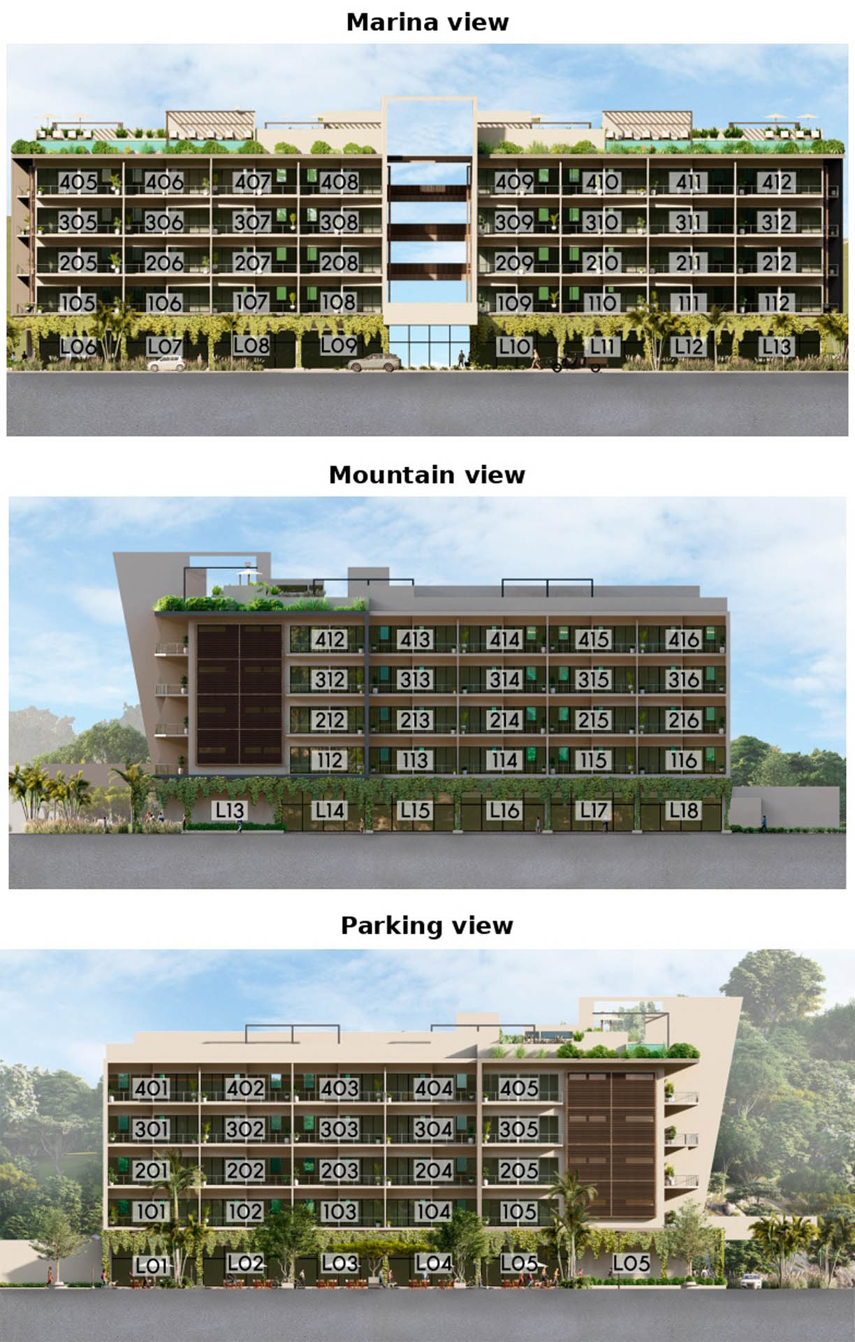 Map of Paradies Cove Huatulco